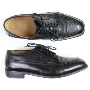 Johnston & Murphy Mens Dress Shoes 9.5 Black Italy